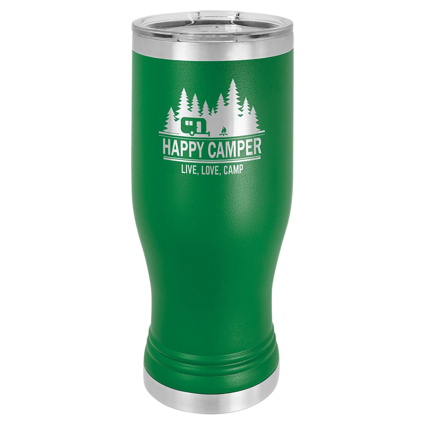 20 oz. Pilsner Tumbler with Clear Lid - Custom - Smalltown ConnEtchin