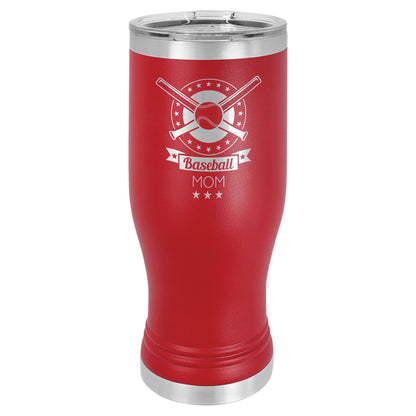 20 oz. Pilsner Tumbler with Clear Lid - Custom - Smalltown ConnEtchin