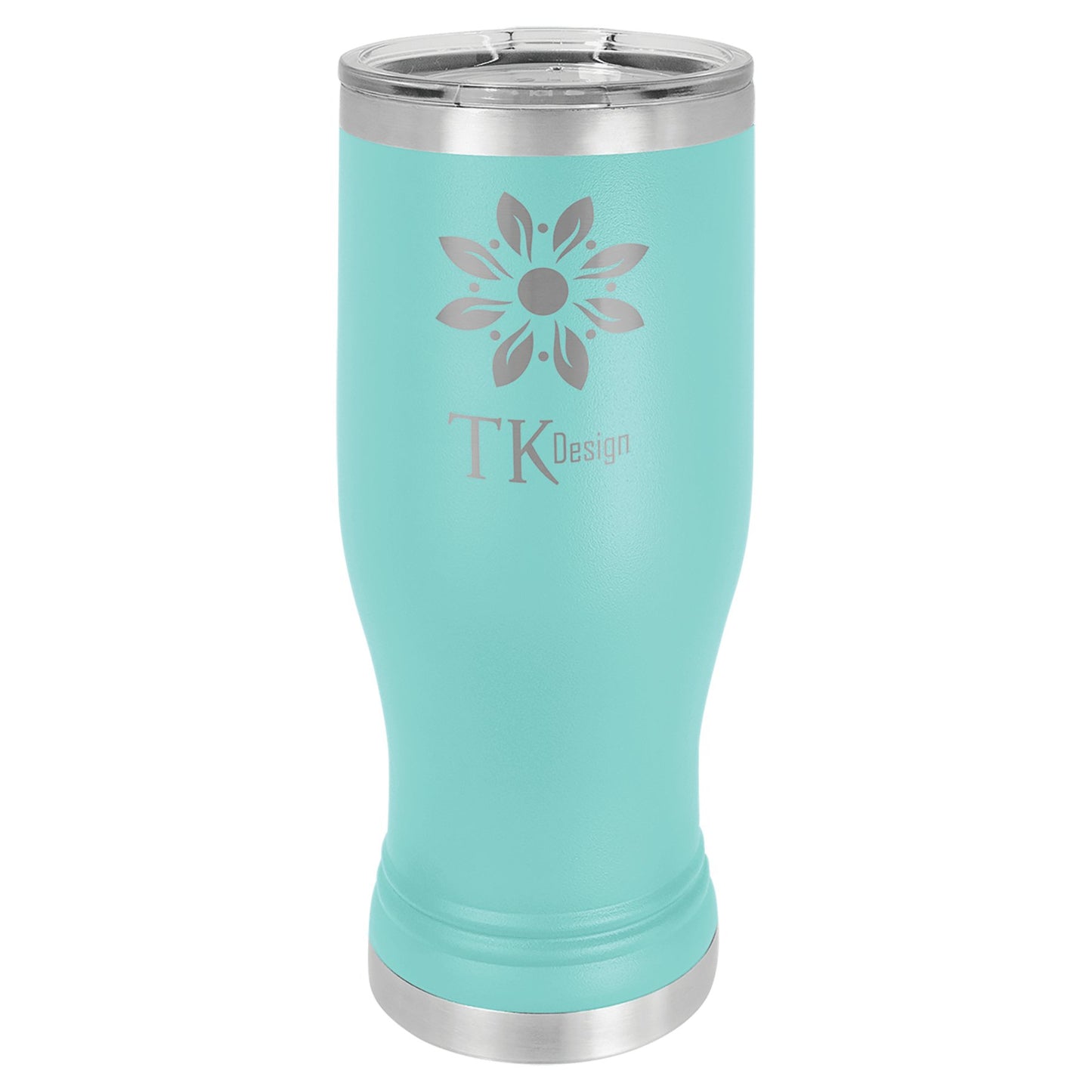 20 oz. Pilsner Tumbler with Clear Lid - Custom - Smalltown ConnEtchin