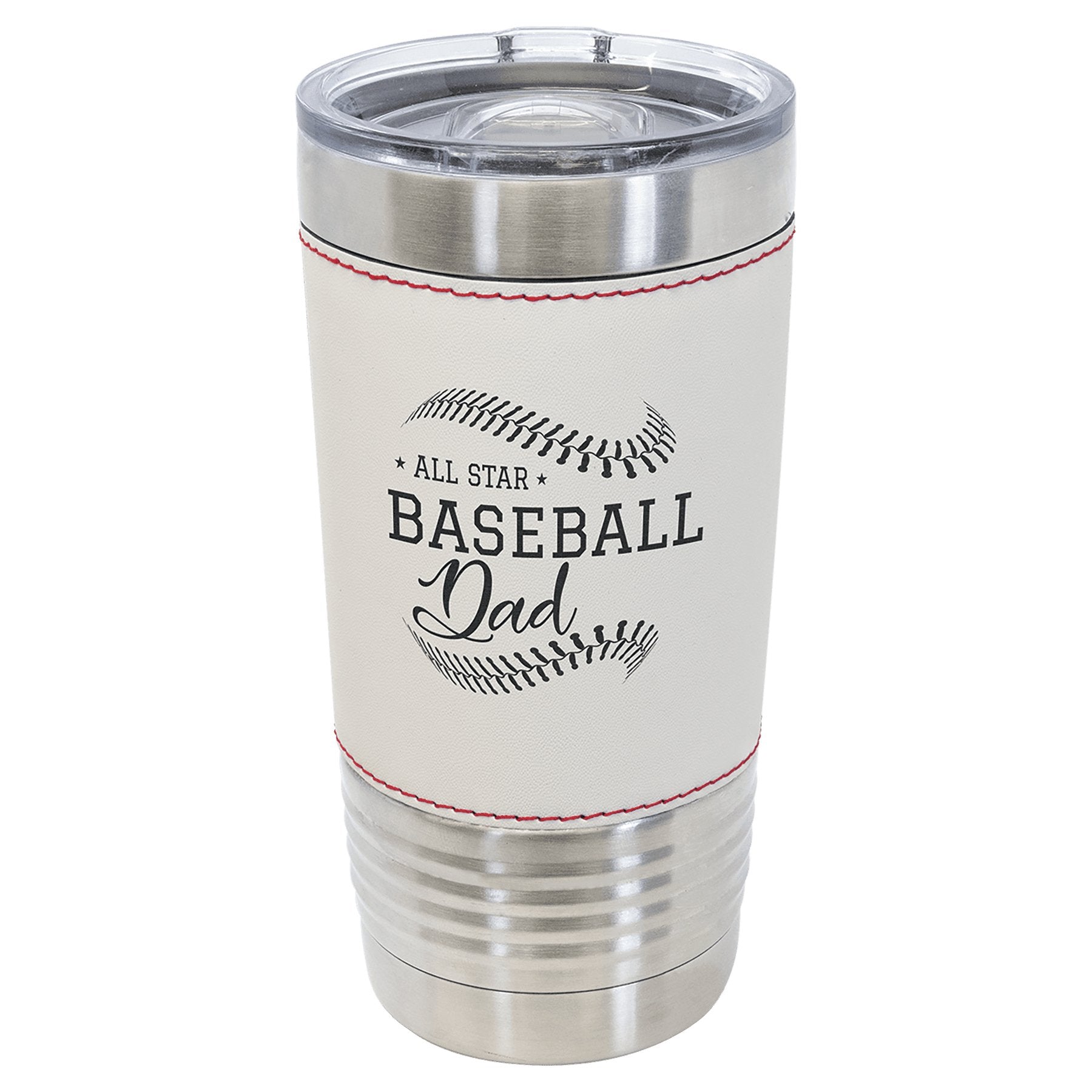 20 oz. Sports Baseball Tumbler with Slider Lid - Custom - Smalltown ConnEtchin