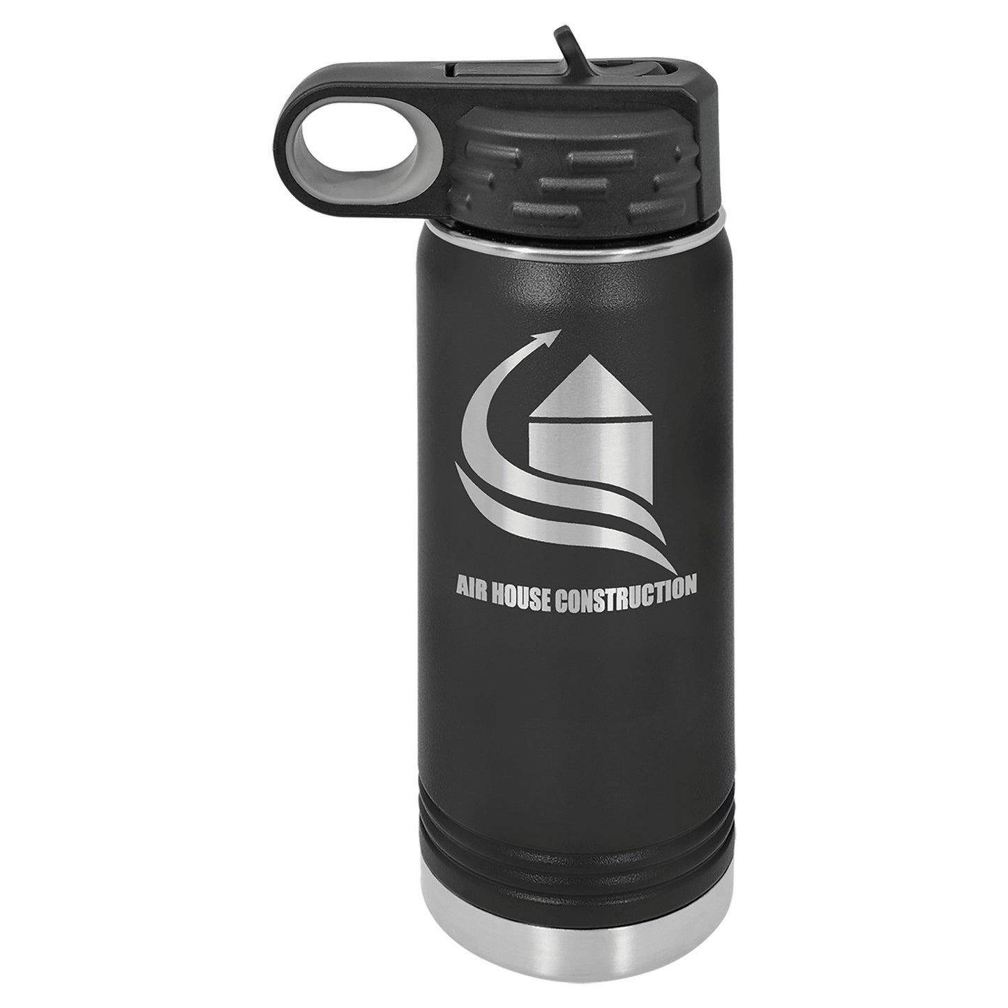 20 oz. Stainless Steel Water Bottle - Custom - Smalltown ConnEtchin