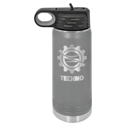 20 oz. Stainless Steel Water Bottle - Custom - Smalltown ConnEtchin