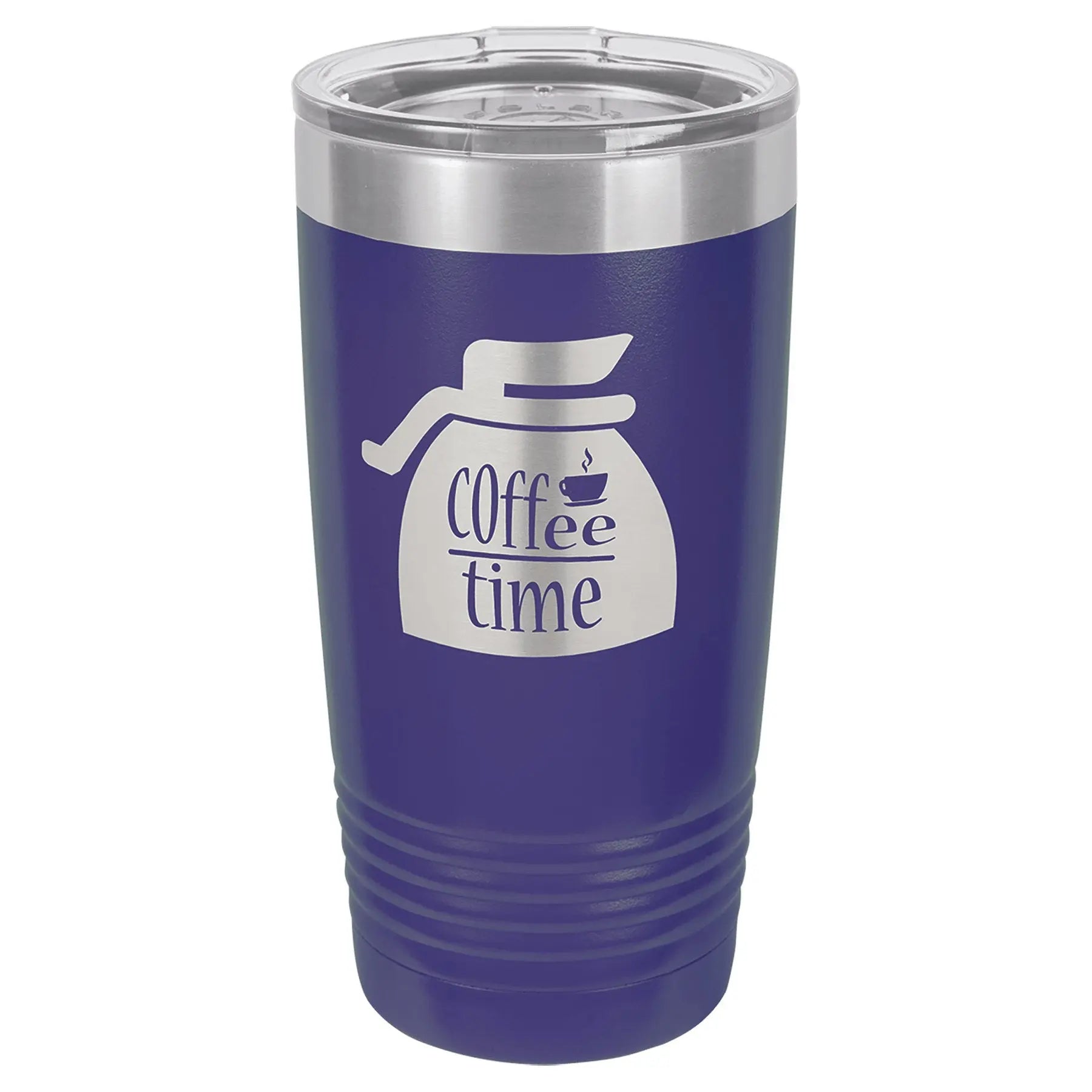 20 oz. Vacuum Insulated Ringneck Tumbler with Clear Lid - Custom - Smalltown Connetchin