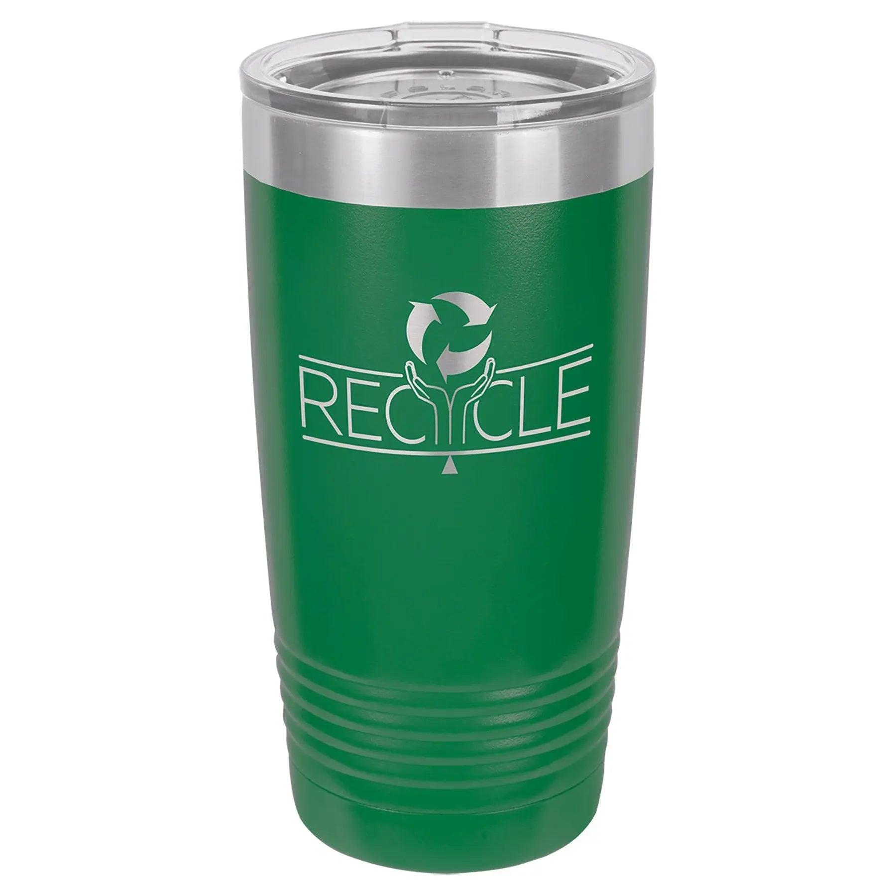 20 oz. Vacuum Insulated Ringneck Tumbler with Clear Lid - Custom - Smalltown Connetchin