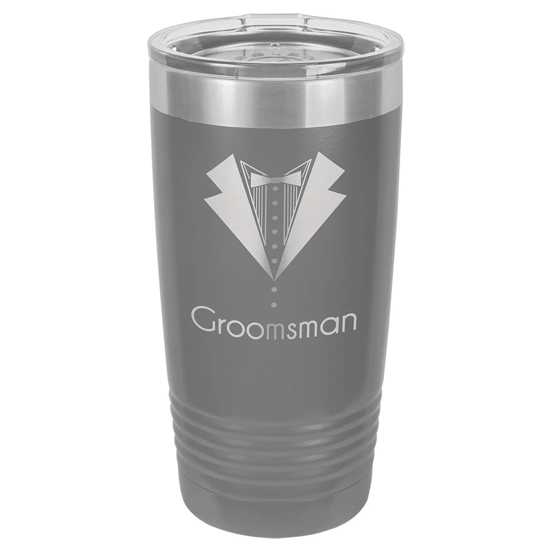 20 oz. Vacuum Insulated Ringneck Tumbler with Clear Lid - Custom - Smalltown Connetchin