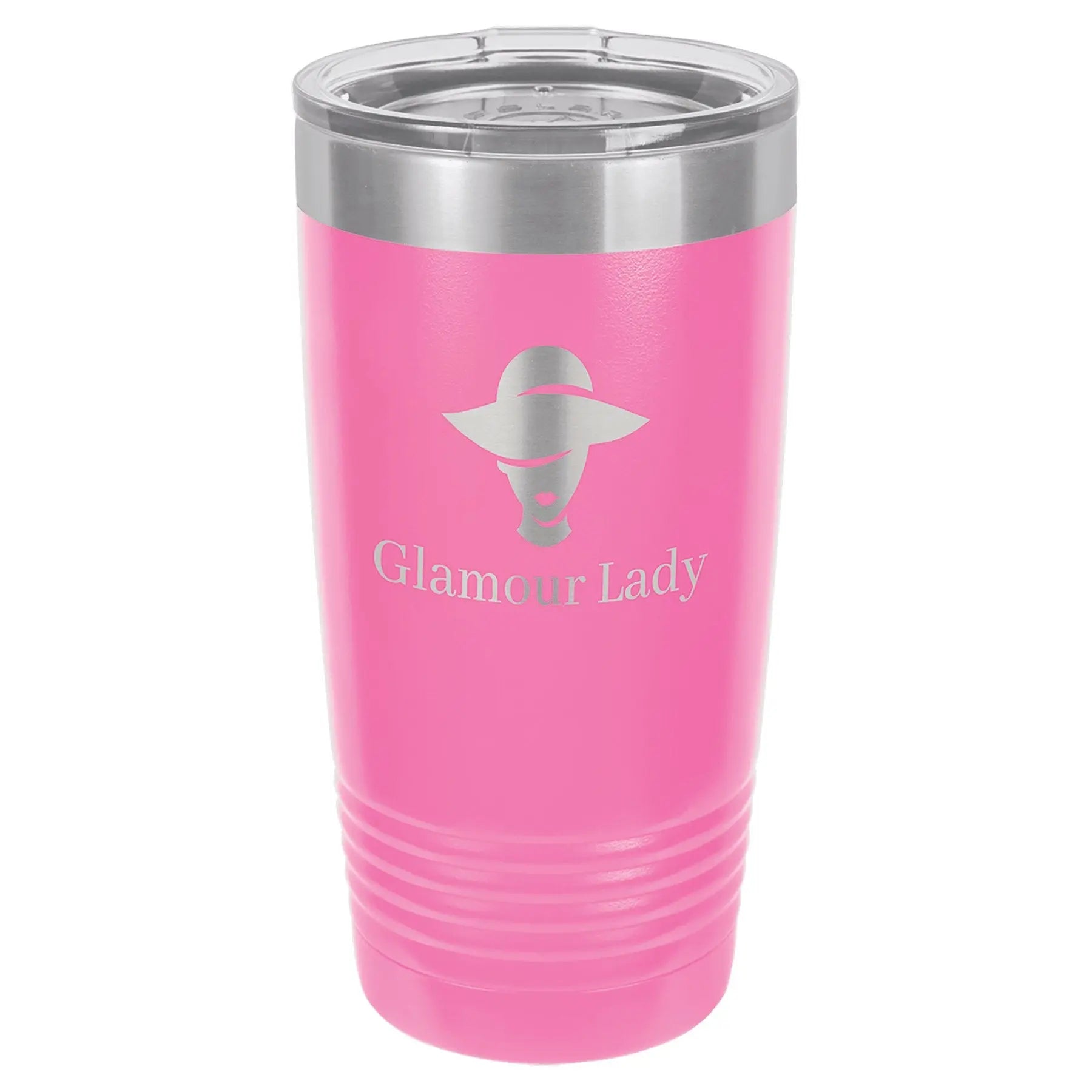 20 oz. Vacuum Insulated Ringneck Tumbler with Clear Lid - Custom - Smalltown Connetchin