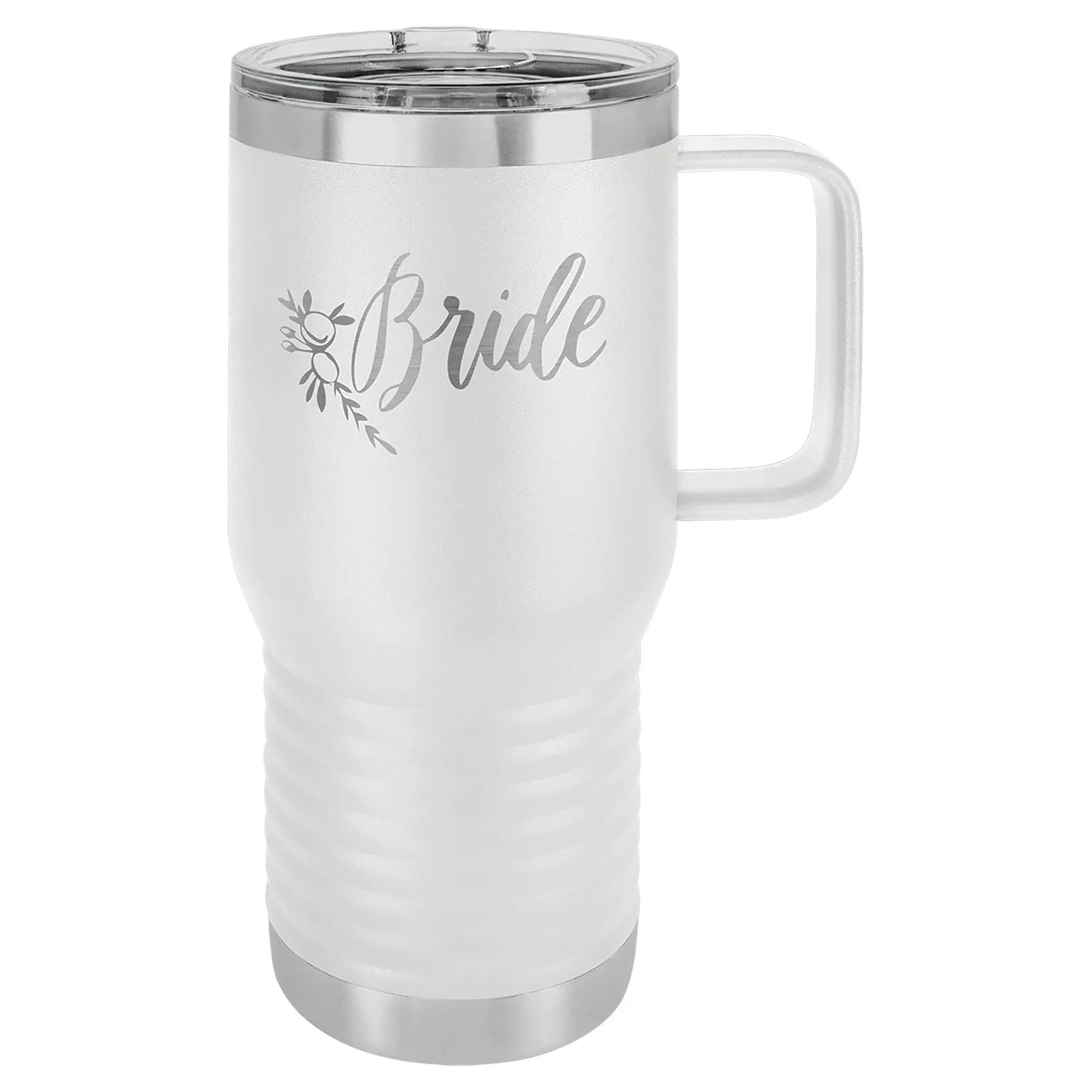 20 oz. Vacuum Insulated Travel Mug with Slider Lid - Custom - Smalltown Connetchin
