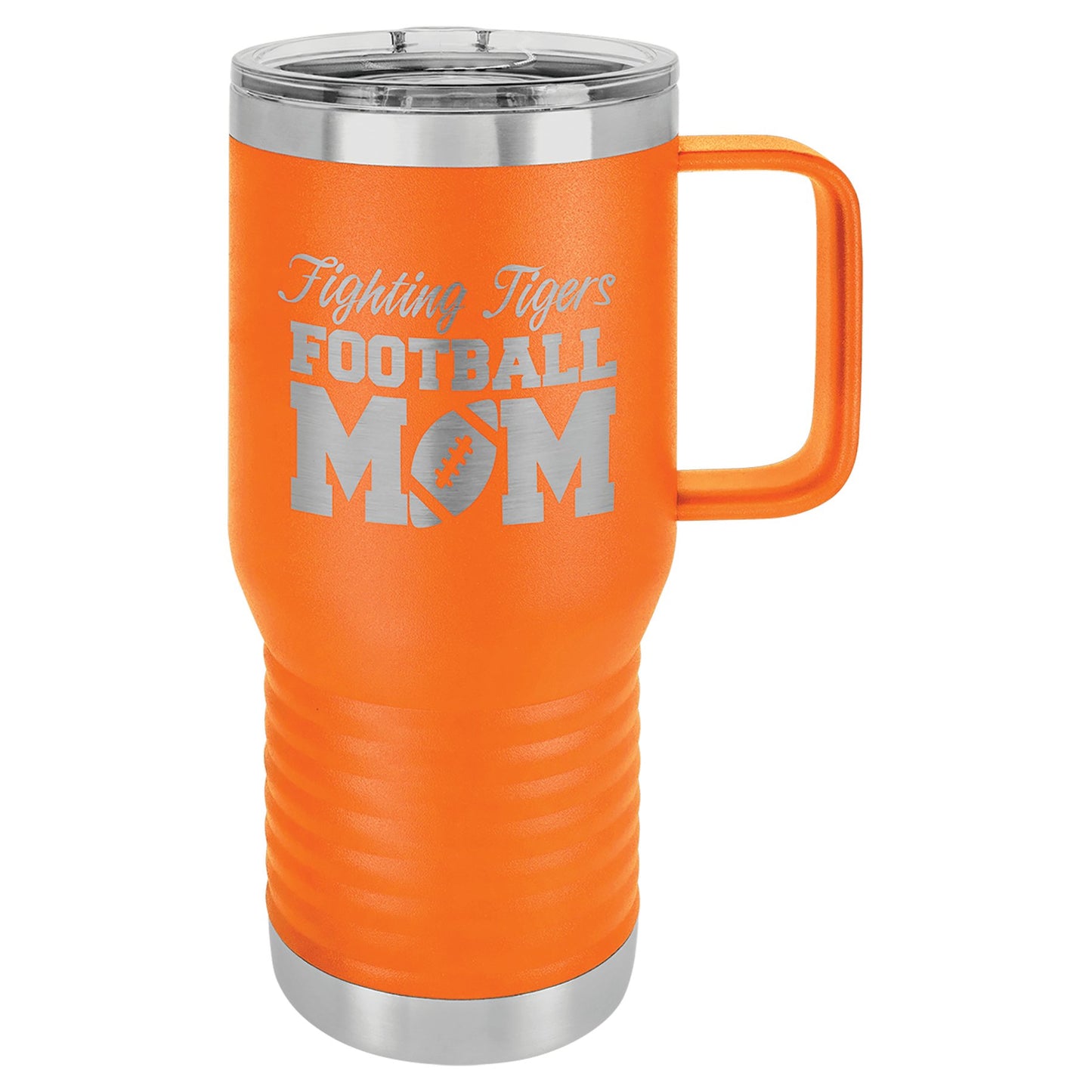 20 oz. Vacuum Insulated Travel Mug with Slider Lid - Custom - Smalltown ConnEtchin