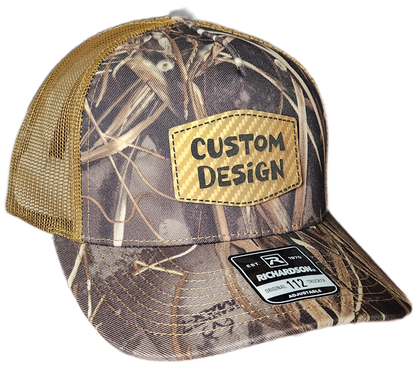 Custom Patch - Richardson 112PFP Printed Five Panel Snapback - REALTREE MAX-7/BUCK