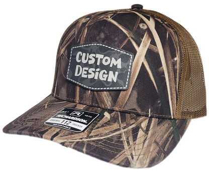 Custom Patch - Richardson 112PFP Printed Five Panel Snapback - REALTREE MAX-7/BUCK
