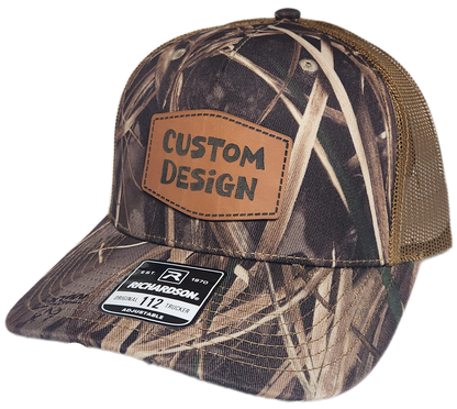 Custom Patch - Richardson 112PFP Printed Five Panel Snapback - REALTREE MAX-7/BUCK