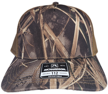 Custom Patch - Richardson 112PFP Printed Five Panel Snapback - REALTREE MAX-7/BUCK