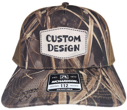 Custom Patch - Richardson 112PFP Printed Five Panel Snapback - REALTREE MAX-7/BUCK