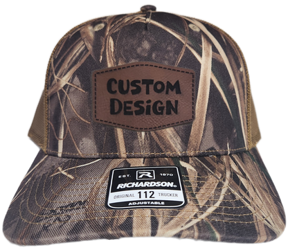 Custom Patch - Richardson 112PFP Printed Five Panel Snapback - REALTREE MAX-7/BUCK