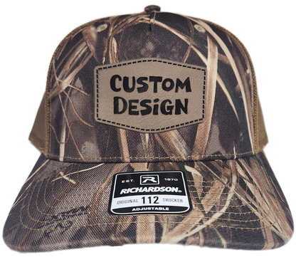 Custom Patch - Richardson 112PFP Printed Five Panel Snapback - REALTREE MAX-7/BUCK