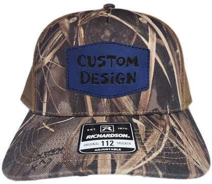 Custom Patch - Richardson 112PFP Printed Five Panel Snapback - REALTREE MAX-7/BUCK