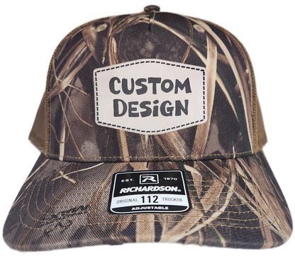 Custom Patch - Richardson 112PFP Printed Five Panel Snapback - REALTREE MAX-7/BUCK