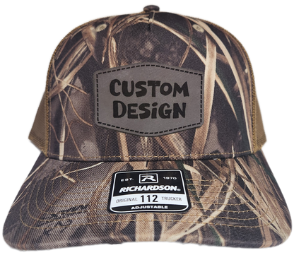 Custom Patch - Richardson 112PFP Printed Five Panel Snapback - REALTREE MAX-7/BUCK