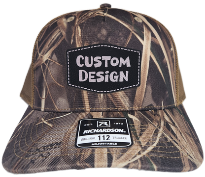 Custom Patch - Richardson 112PFP Printed Five Panel Snapback - REALTREE MAX-7/BUCK