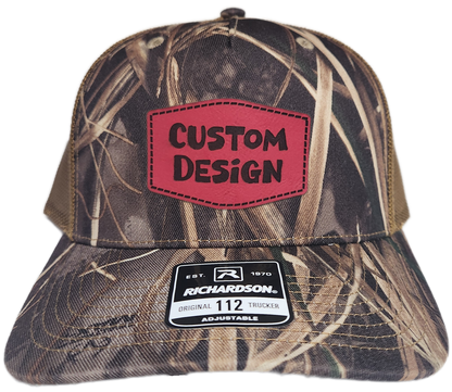 Custom Patch - Richardson 112PFP Printed Five Panel Snapback - REALTREE MAX-7/BUCK
