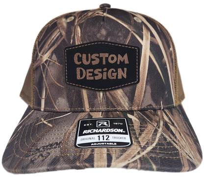 Custom Patch - Richardson 112PFP Printed Five Panel Snapback - REALTREE MAX-7/BUCK