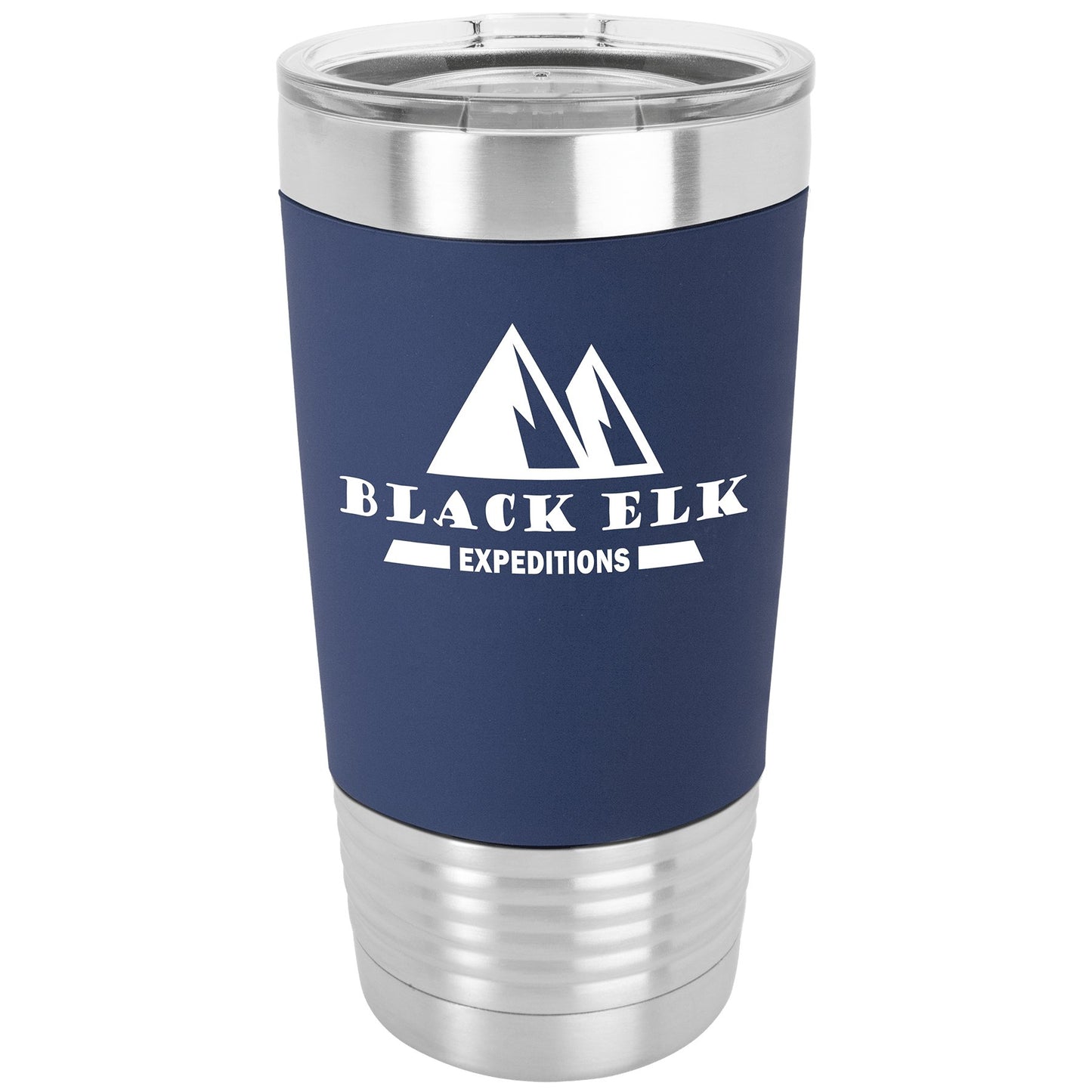 20oz Tumbler with Silicone Grip and Clear Lid - Custom - Smalltown ConnEtchin