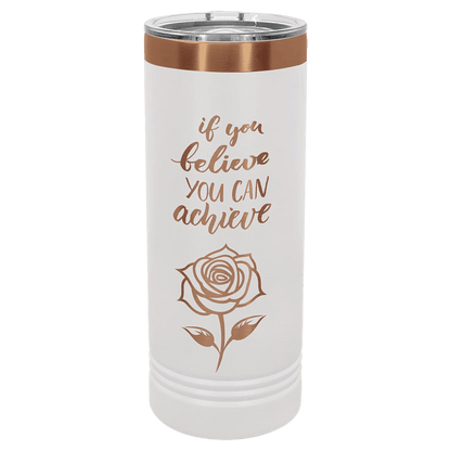 22 oz. Ion Plated Skinny Tumbler - Customized - Smalltown Connetchin