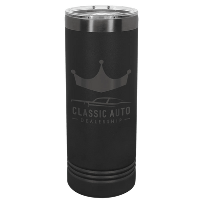 22 oz. Ion Plated Skinny Tumbler - Customized - Smalltown Connetchin