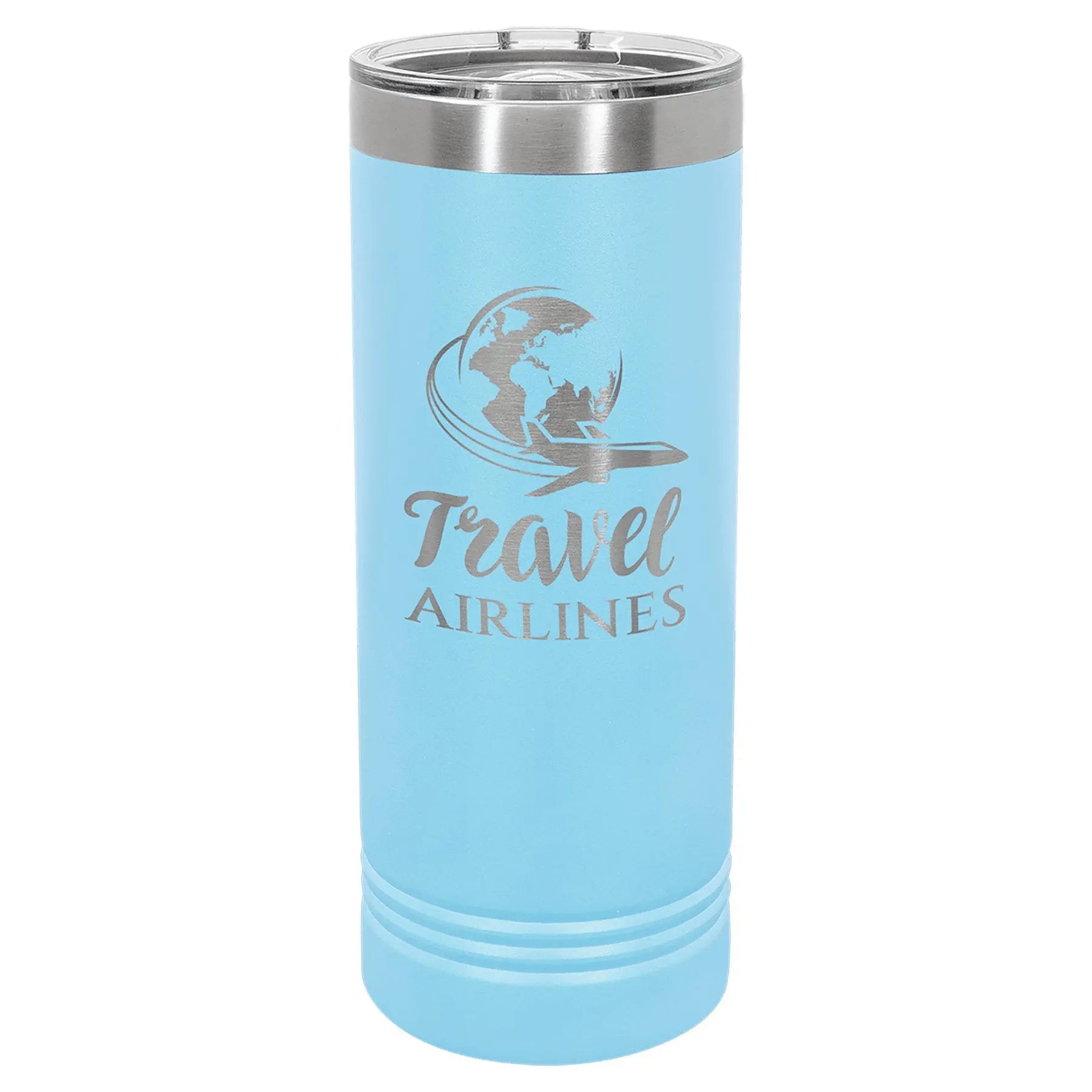 22 oz. Skinny Tumbler with Slider Lid - Custom - Smalltown Connetchin