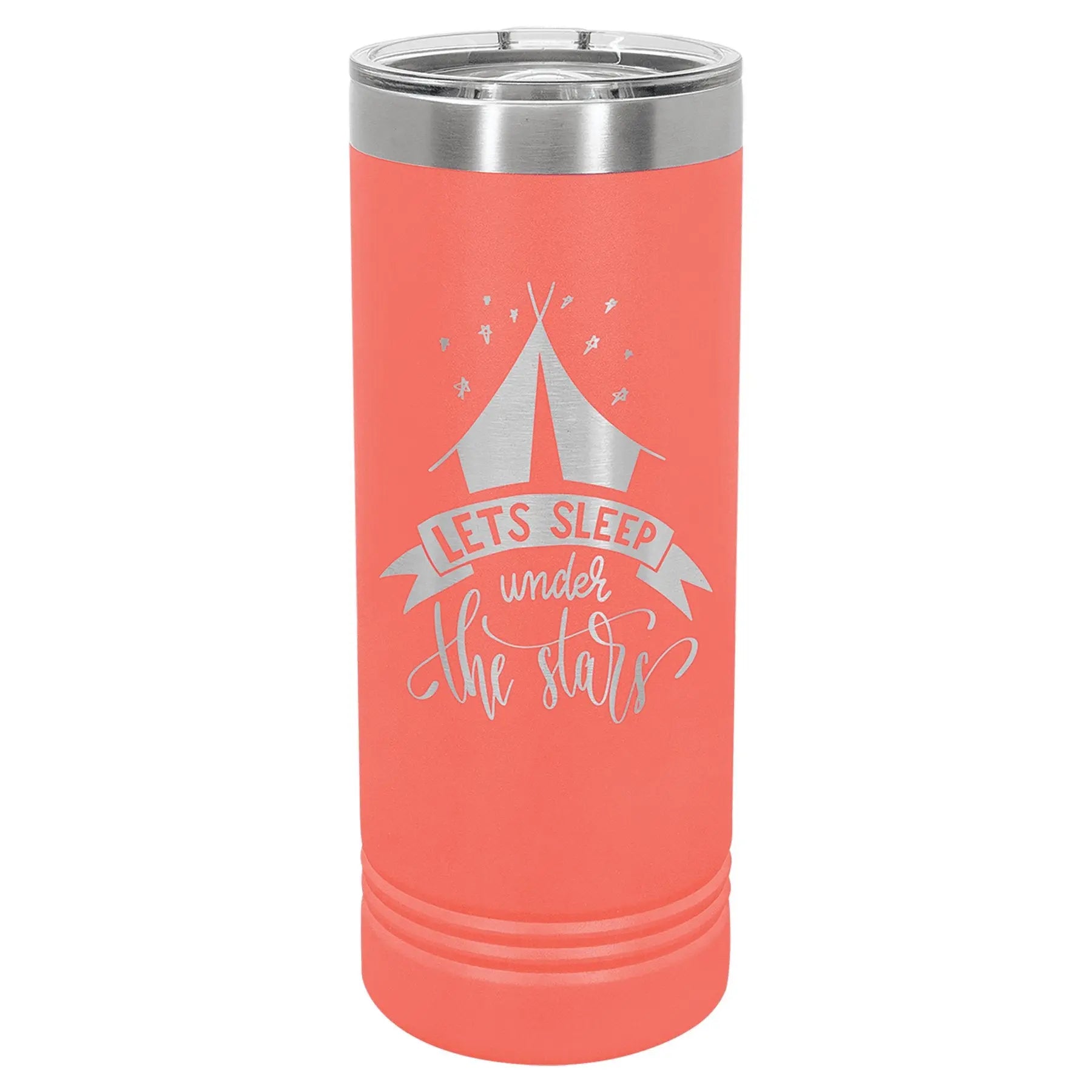 22 oz. Skinny Tumbler with Slider Lid - Custom - Smalltown Connetchin