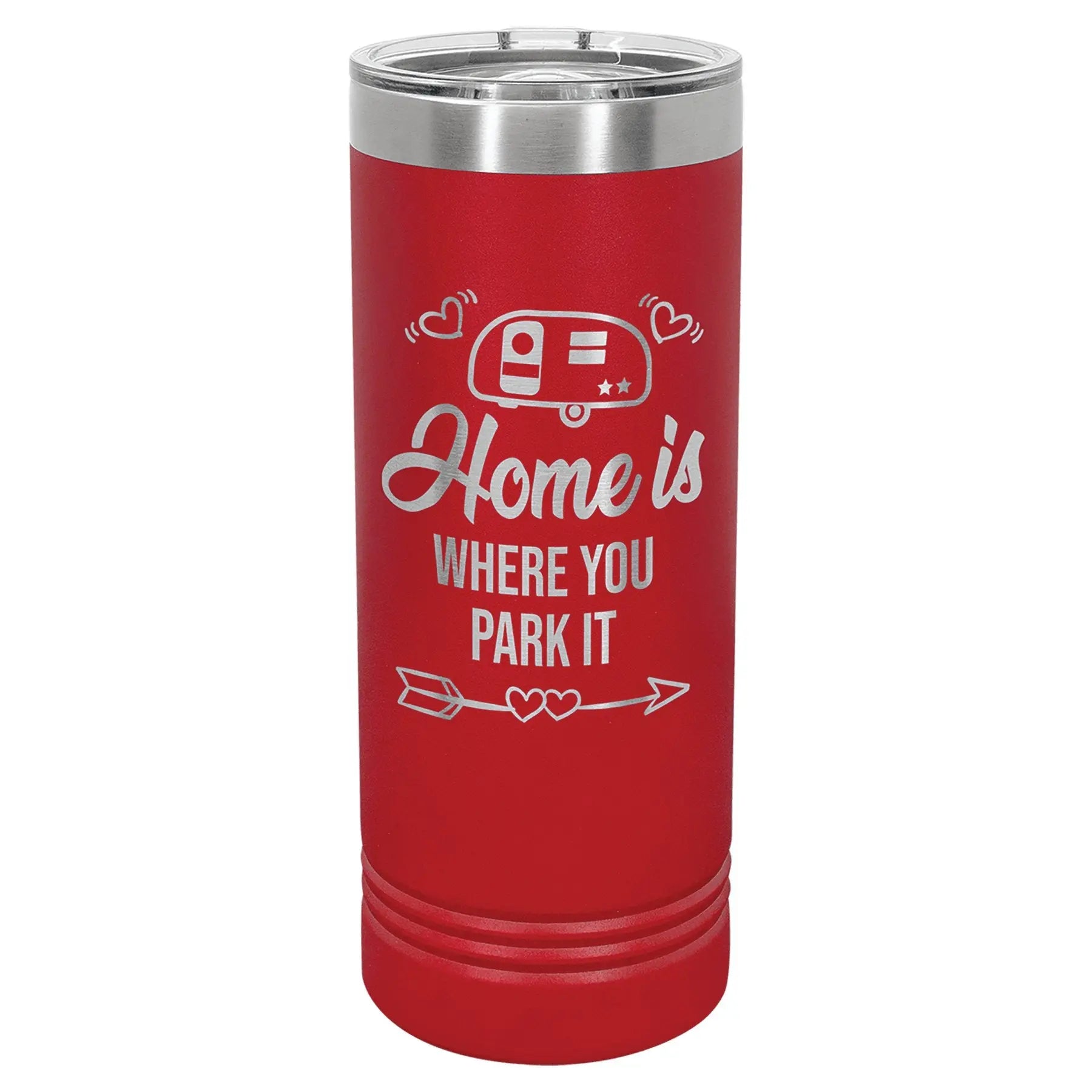 22 oz. Skinny Tumbler with Slider Lid - Custom - Smalltown Connetchin