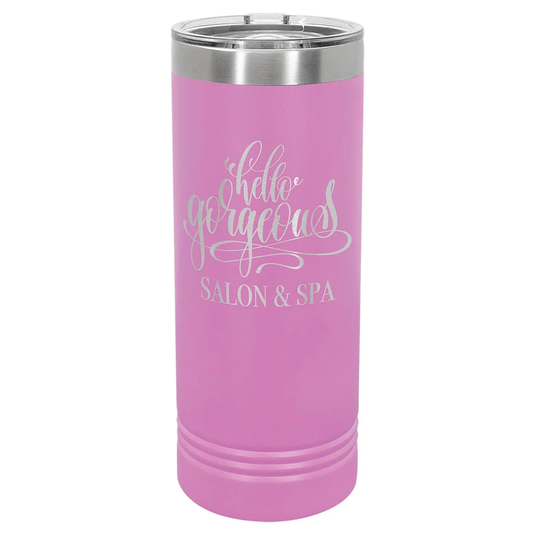22 oz. Skinny Tumbler with Slider Lid - Custom - Smalltown Connetchin