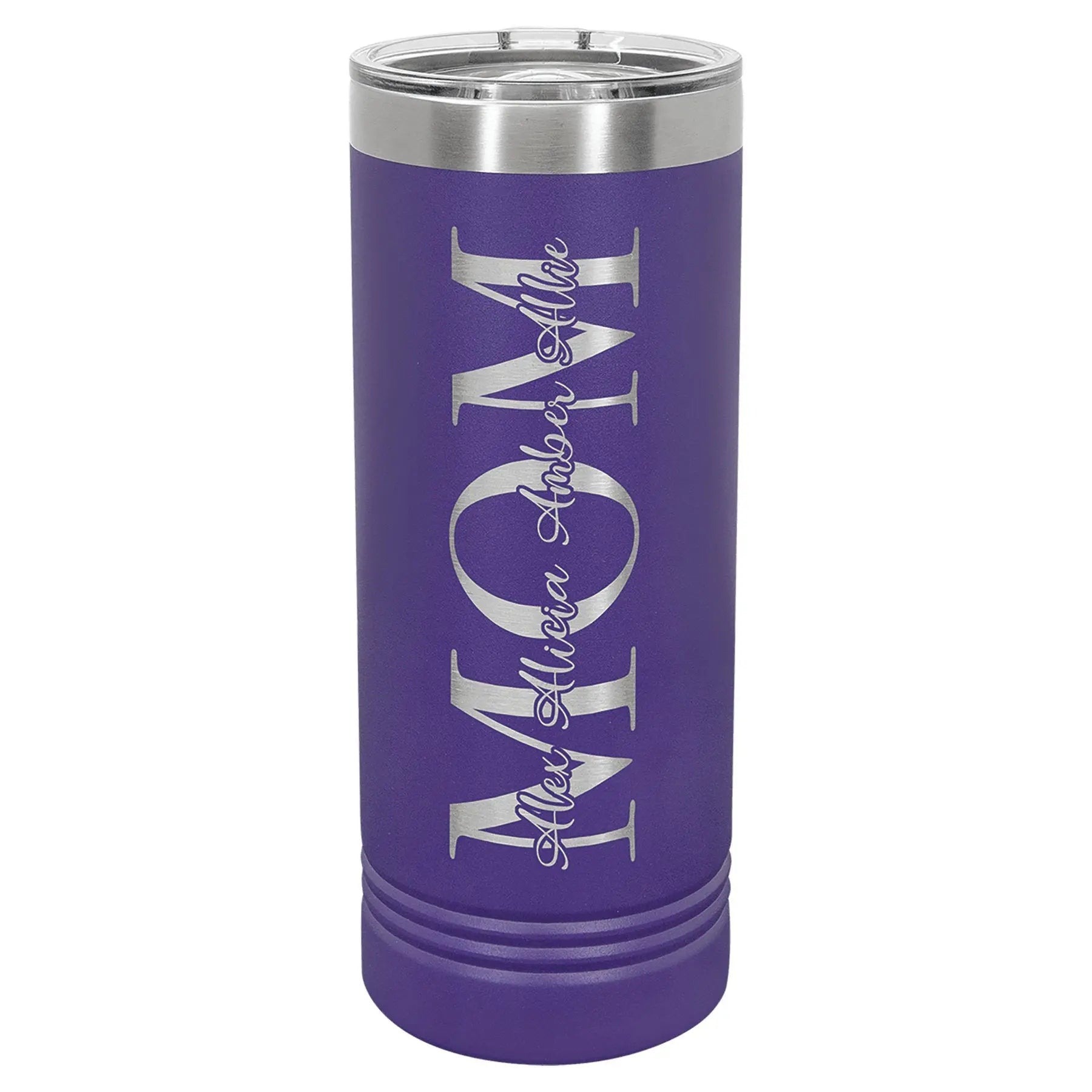 22 oz. Skinny Tumbler with Slider Lid - Custom - Smalltown Connetchin