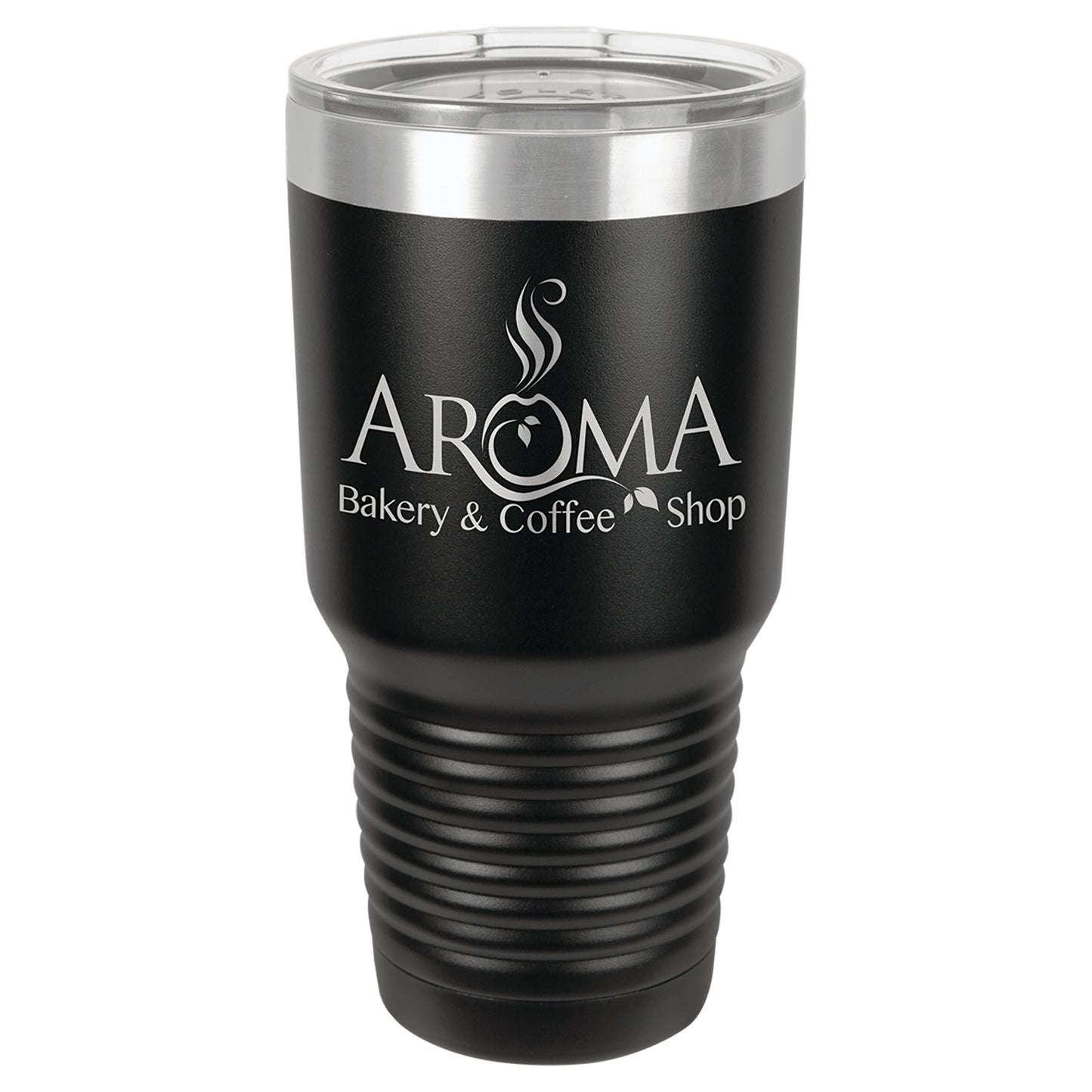 30 oz. Vacuum Insulated Ringneck Tumbler with Clear Lid - Custom - Smalltown ConnEtchin