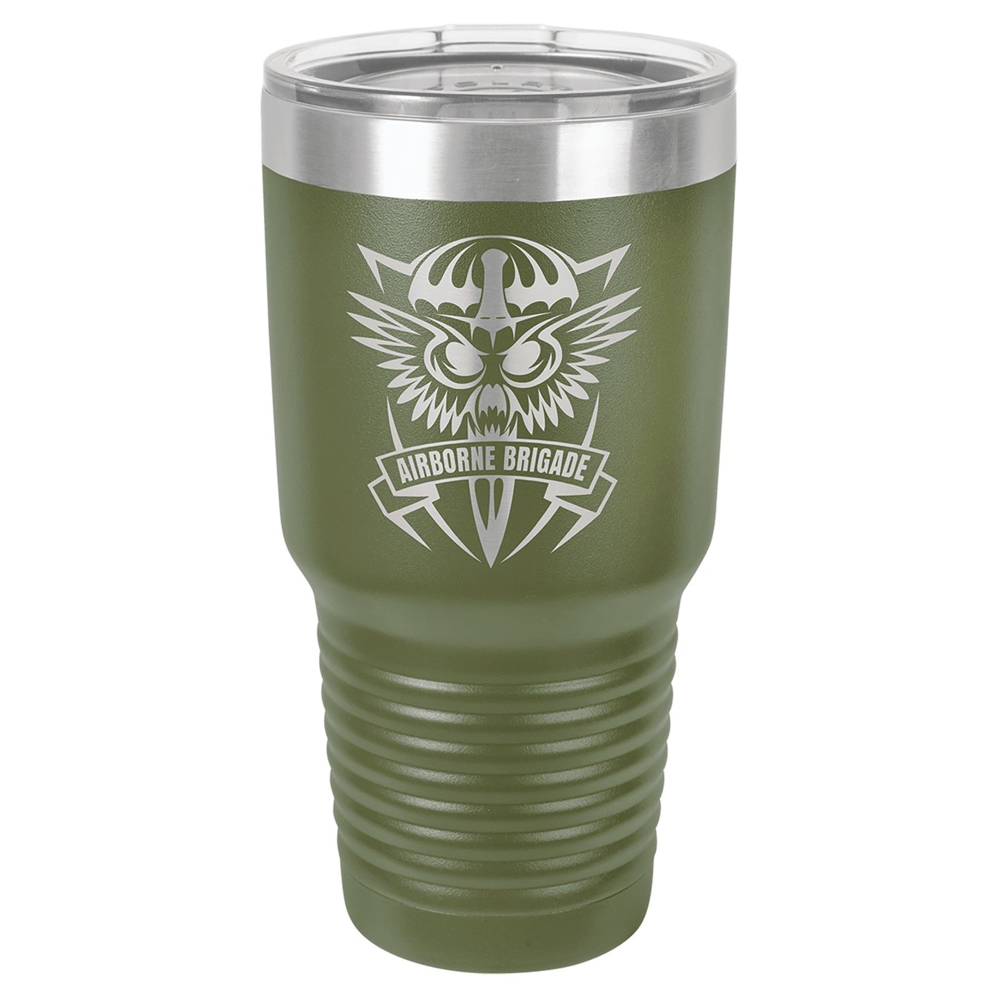 30 oz. Vacuum Insulated Ringneck Tumbler with Clear Lid - Custom - Smalltown ConnEtchin