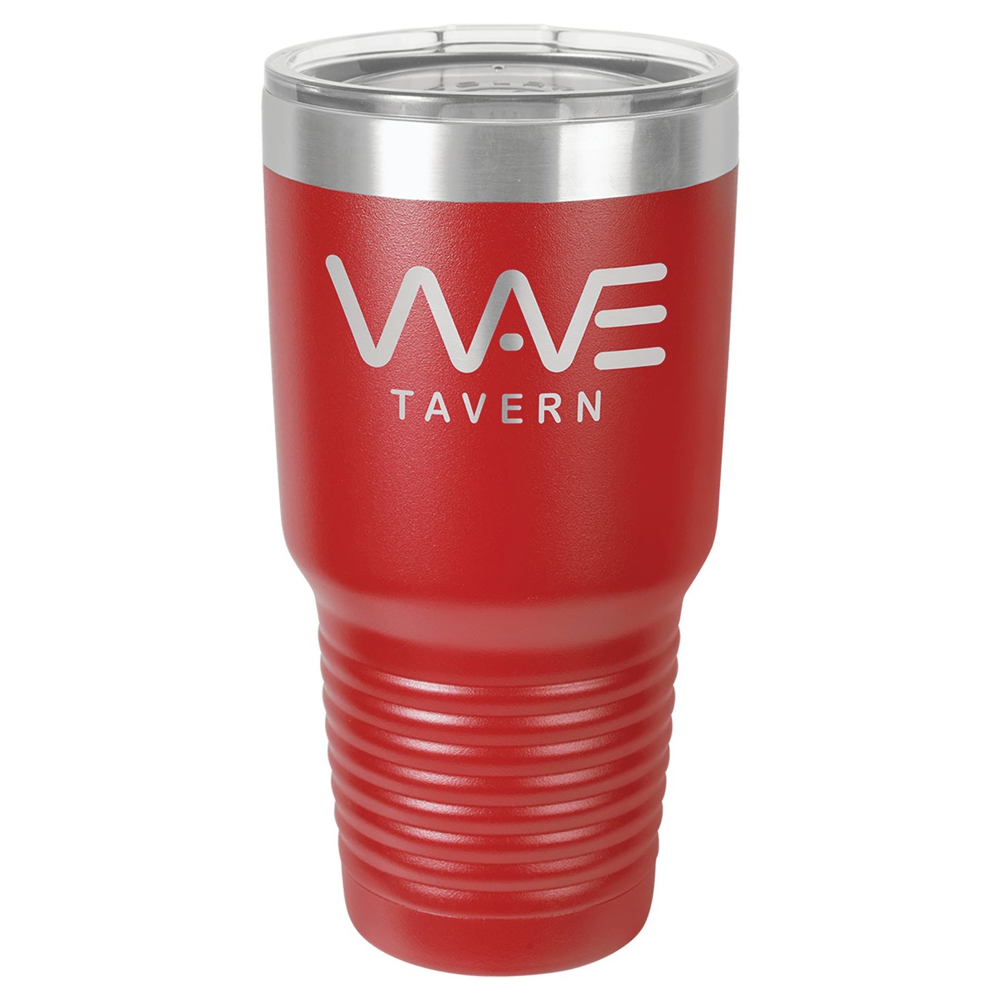 30 oz. Vacuum Insulated Ringneck Tumbler with Clear Lid - Custom - Smalltown ConnEtchin