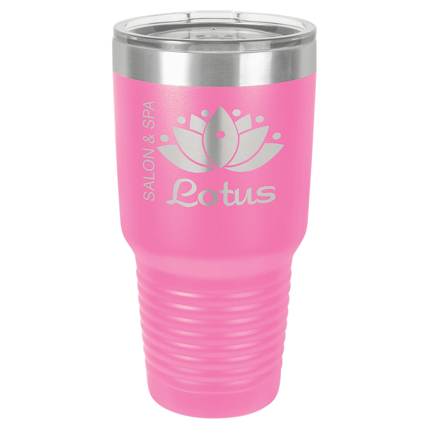 30 oz. Vacuum Insulated Ringneck Tumbler with Clear Lid - Custom - Smalltown ConnEtchin