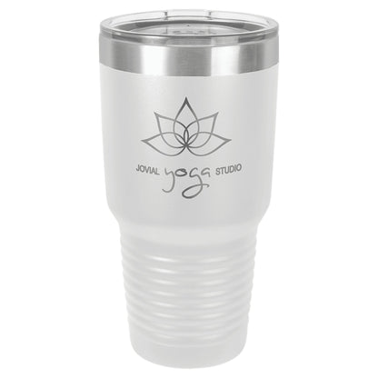 30 oz. Vacuum Insulated Ringneck Tumbler with Clear Lid - Custom - Smalltown ConnEtchin