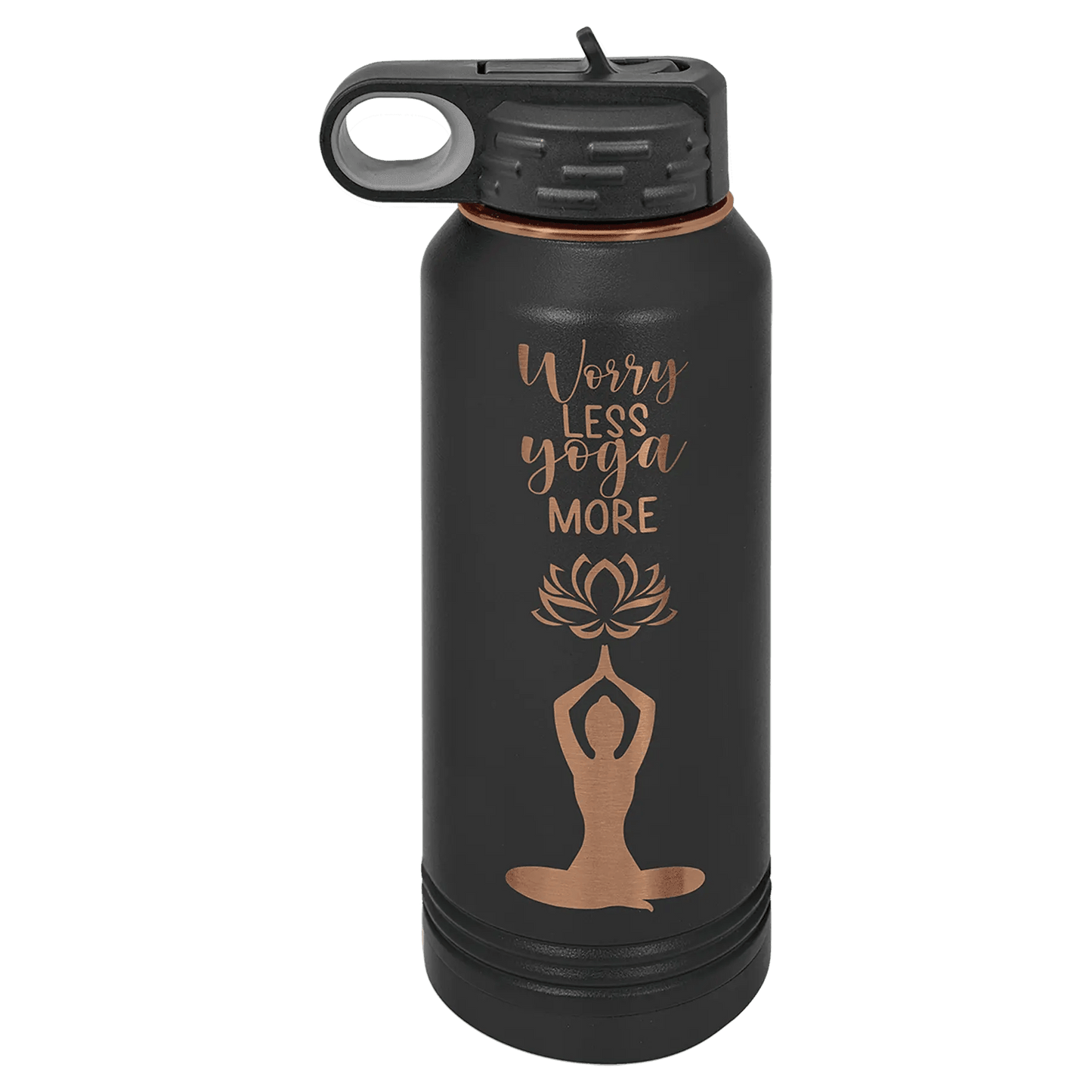 32 oz. Ion Plated Stainless Steel Bottle - Customized - Smalltown Connetchin
