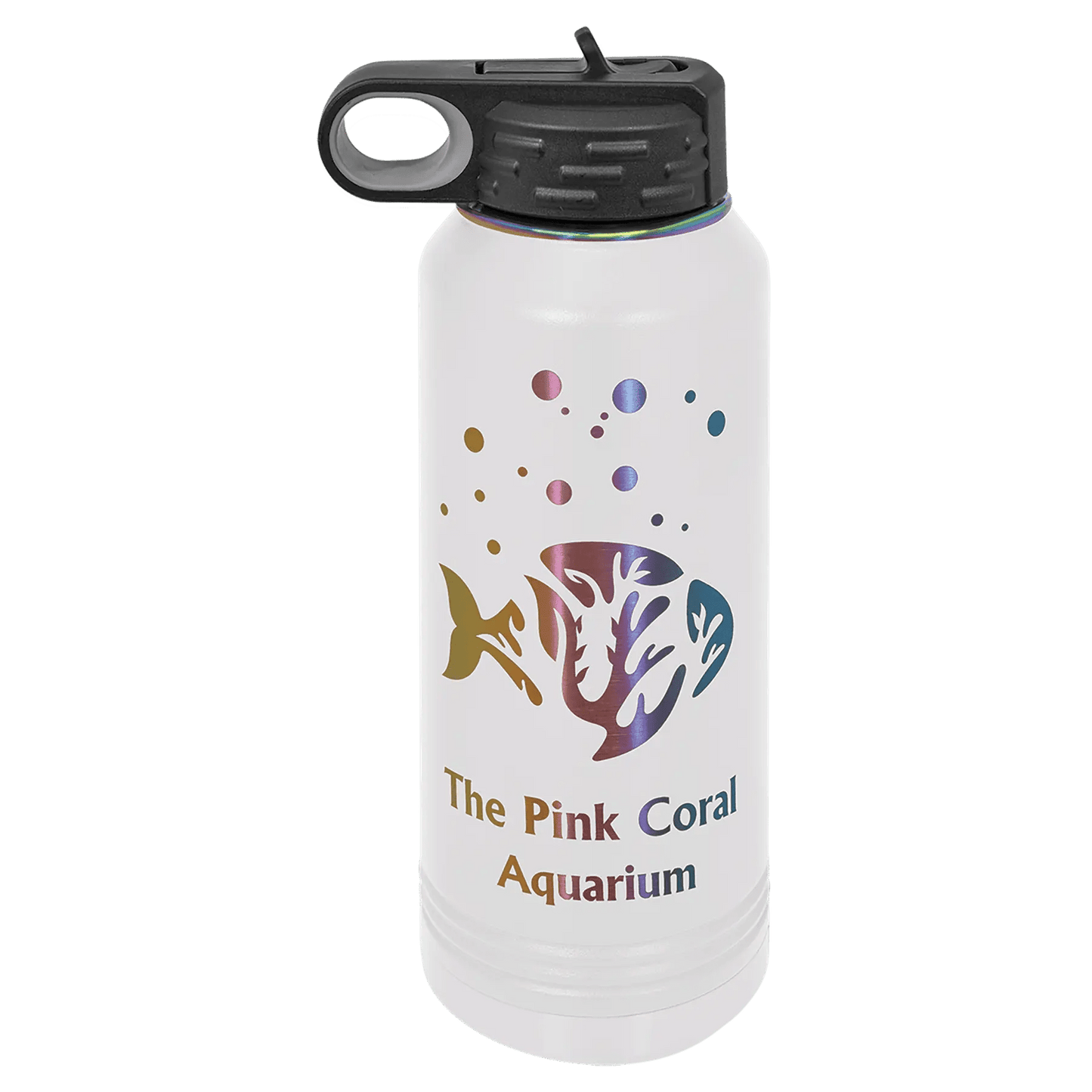 32 oz. Ion Plated Stainless Steel Bottle - Customized - Smalltown Connetchin