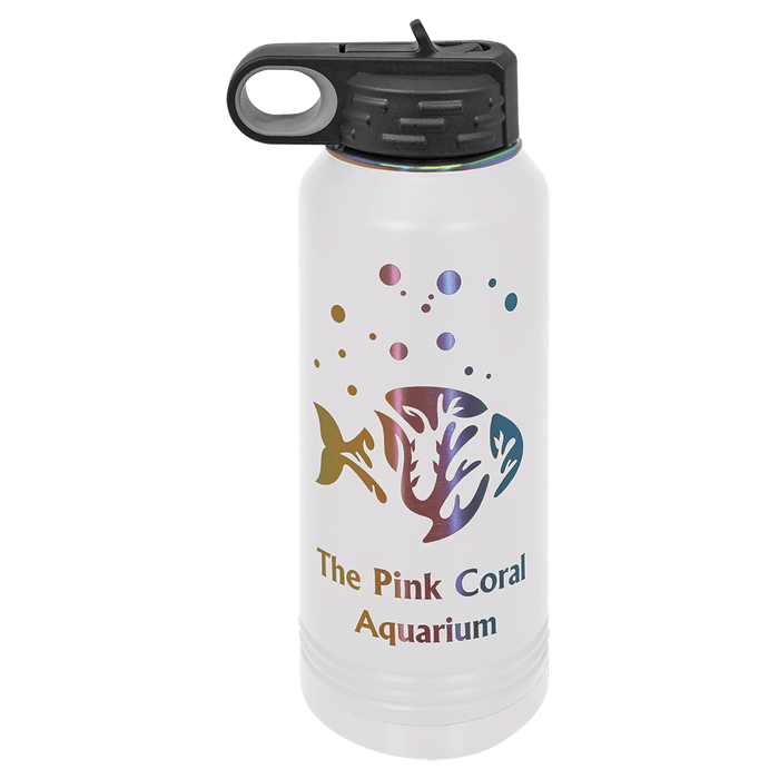 32 oz. Ion Plated Stainless Steel Bottle - Customized - Smalltown Connetchin