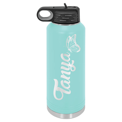40 oz. Stainless Steel Bottle - Customized - Smalltown Connetchin
