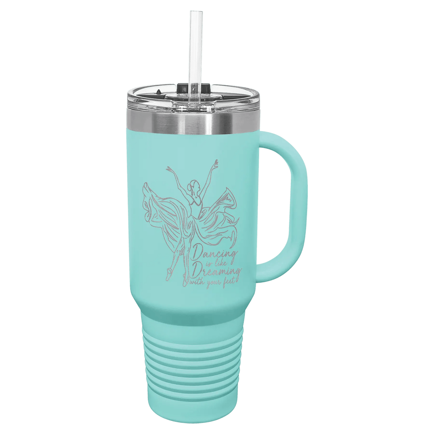 40 oz. Travel Mug with Handle - Customized - Smalltown Connetchin