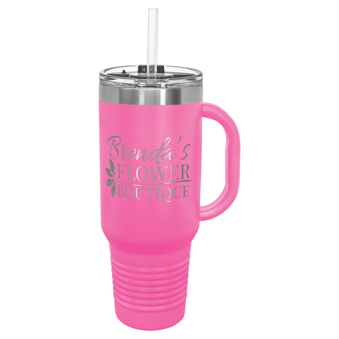 40 oz. Travel Mug with Handle - Customized - Smalltown Connetchin