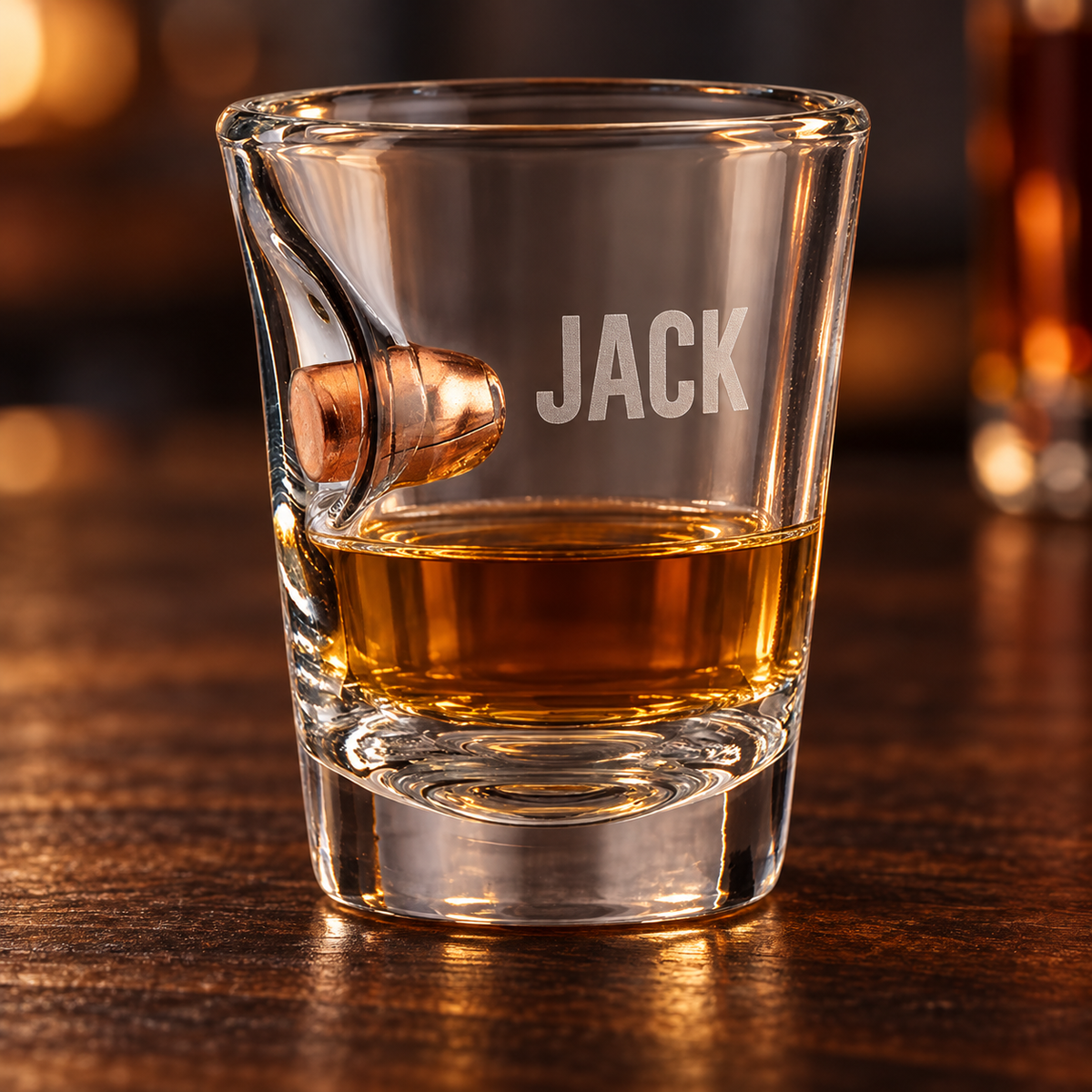Personalized BenShot Bullet Shot Glass