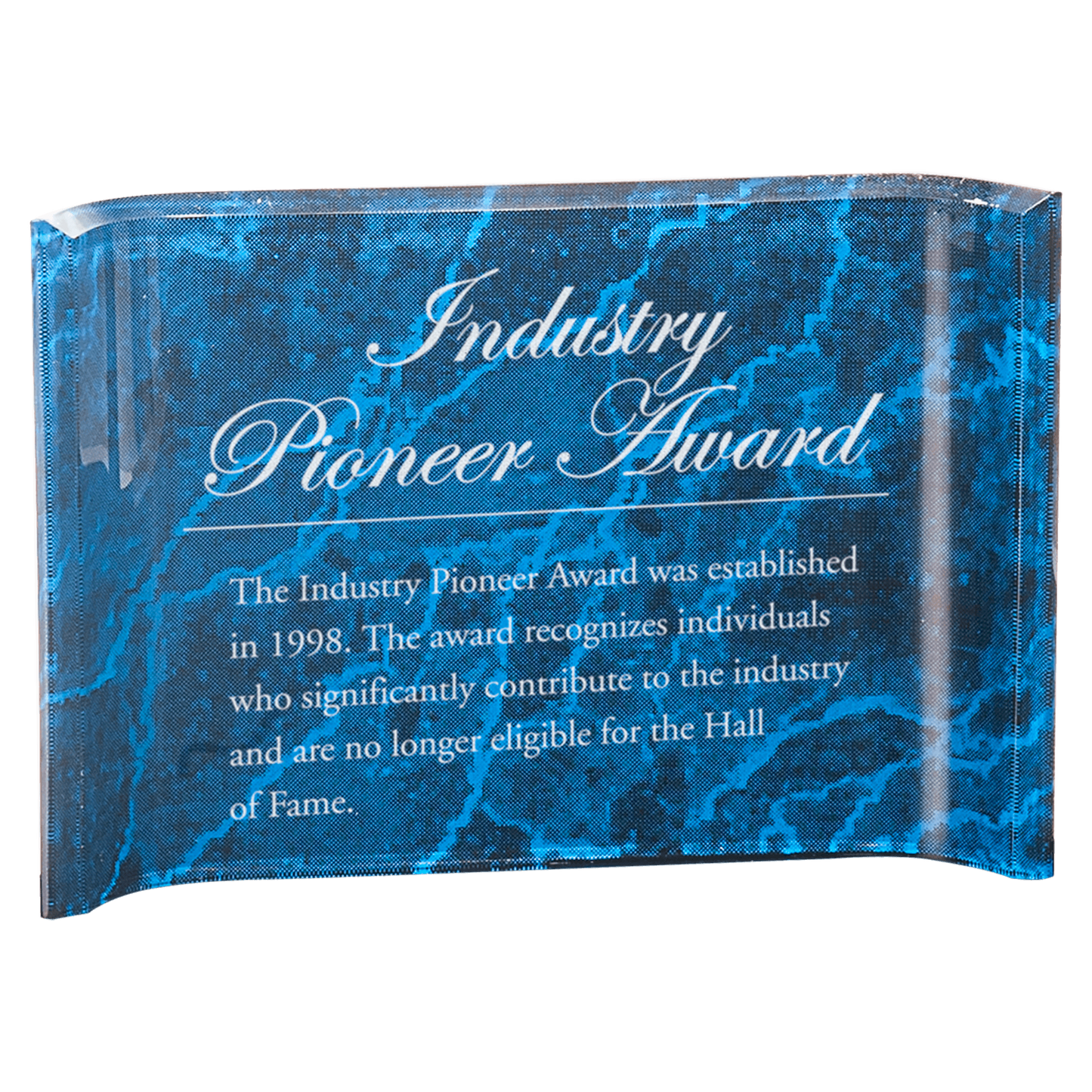 Acrylic Crescent Award