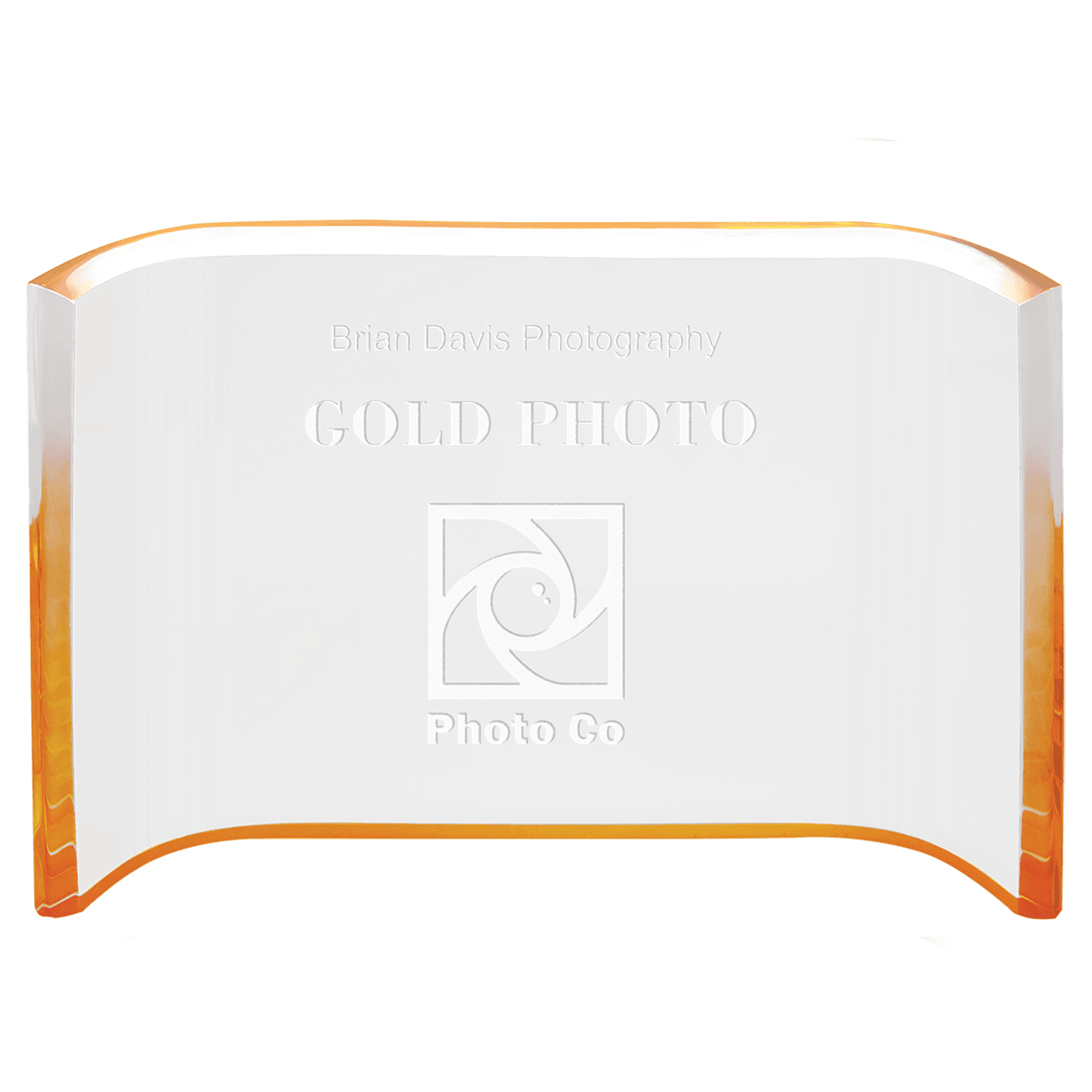 Acrylic Crescent Award