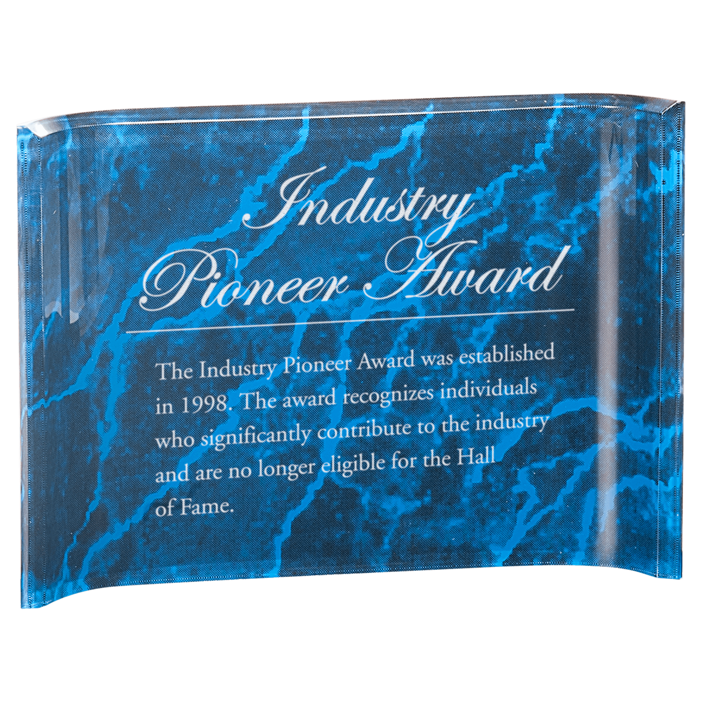 Acrylic Crescent Award