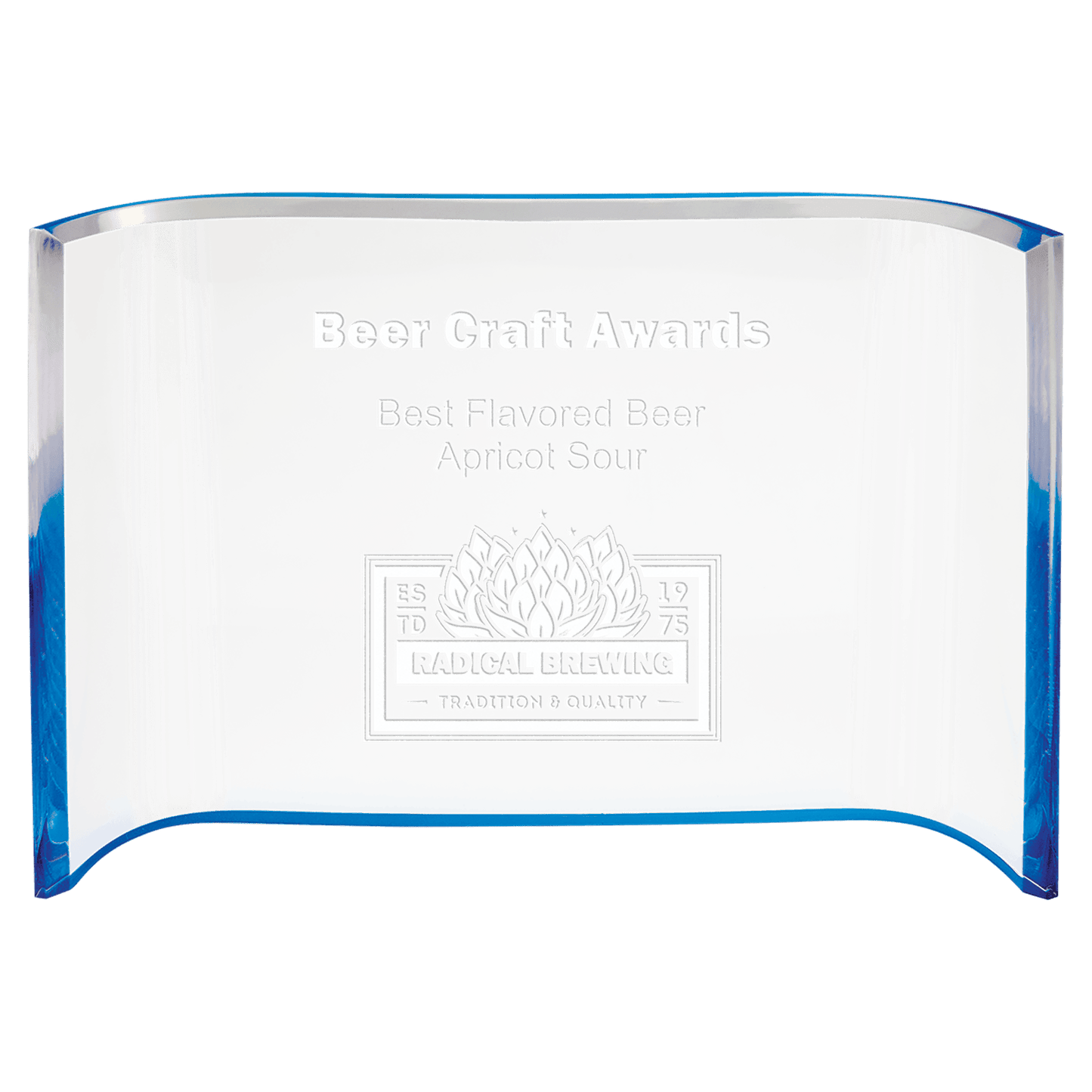 Acrylic Crescent Award