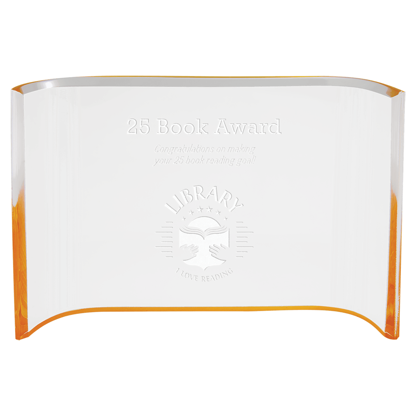 Acrylic Crescent Award